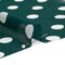 1 Yard Teal and White Polka Dot Nylon Georgette Lightweight Fabric for Dressmaking 59 inch Width